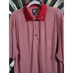 Foot joy, polo red straight, extra large.\nShirt